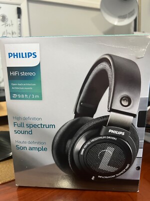 Philips SHP9500 HiFi Stereo Over-Ear Headphones - Black