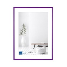 Kunststoff Bilderrahmen Lila SET Fotorahmen Kunststoffrahmen Rahmen Aufsteller