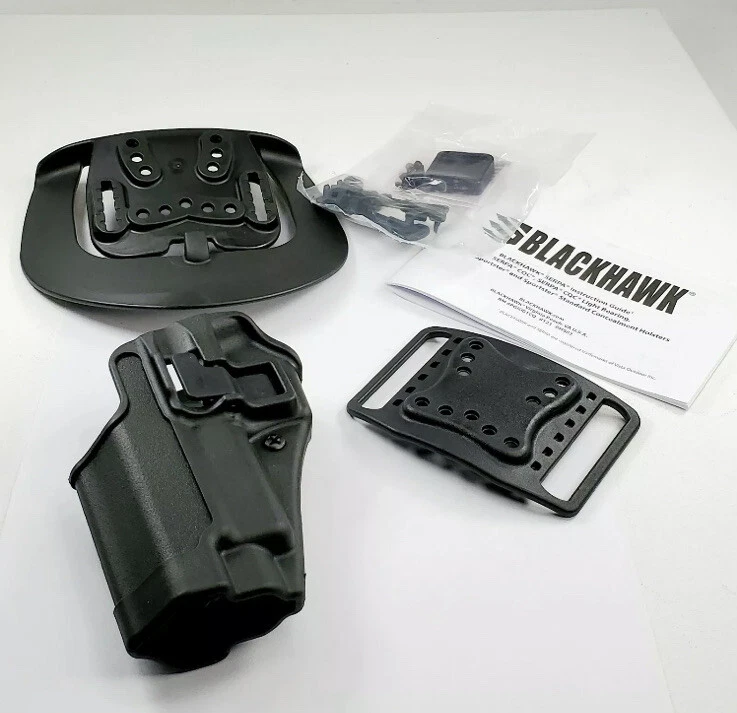 BlackHawk CQC Serpa LEFT black Holster for Sig Sauer P220 P226 Mk25 P225 P229 LH - Image 2 of 4