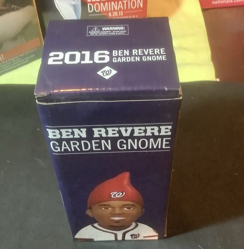 Ben Revere Garden Gnome - Washington Nationals Stadium Giveaway - 2016 - NEW NIB - Picture 3 of 4