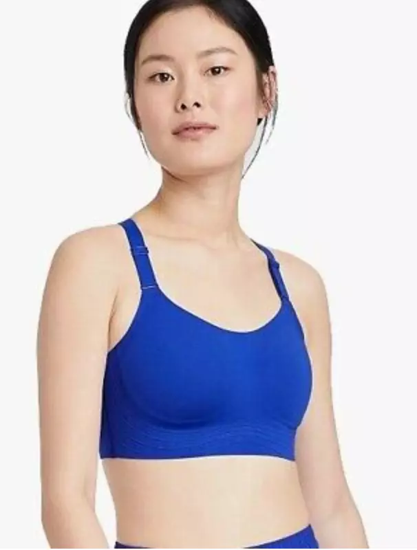 NEW All in Motion Padded Seamless Racerback Sports Bra Royal Blue