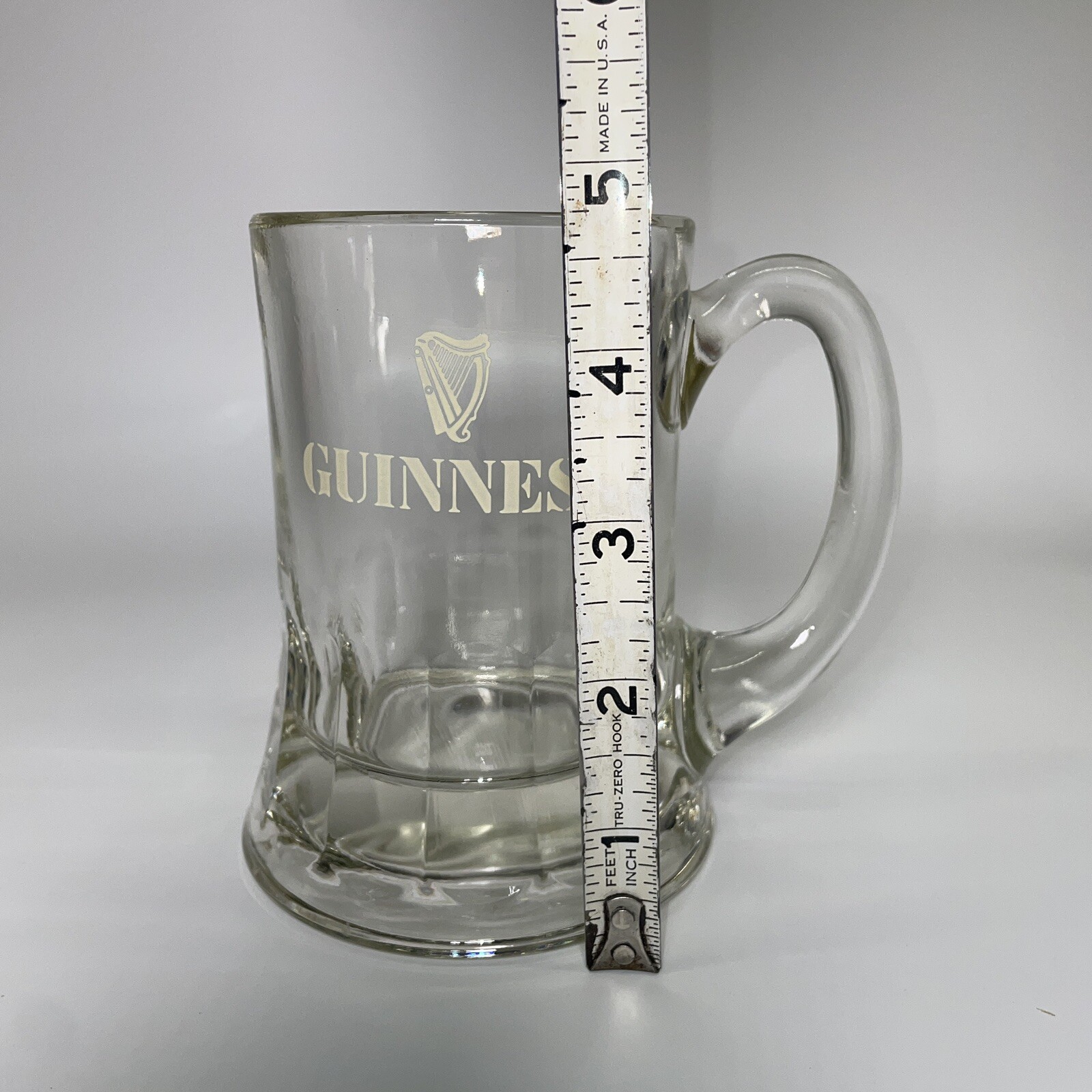 VINTAGE GUINESS BEER STOUT GLASS MUG eBay
