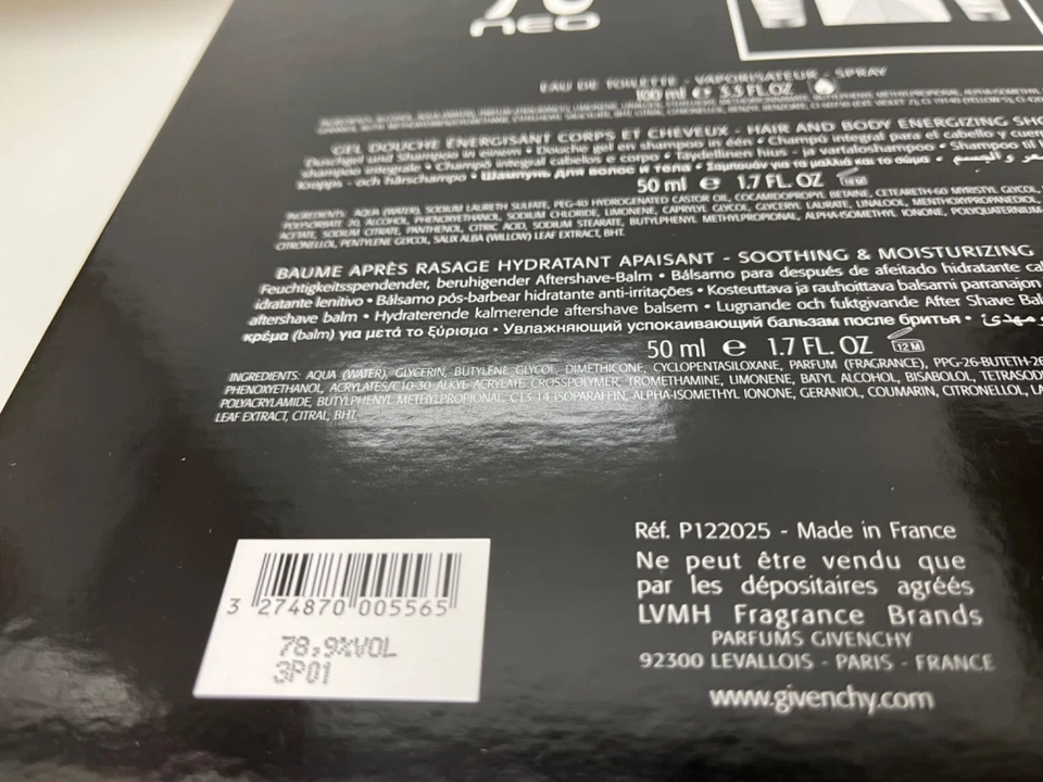 Givenchy NEO мужской парфюмерный набор 3 штуки - Изображение 4 из 4