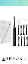 X-2 Sonic Electric Tooth Brush I BLACK I Swappable Heads ZD-X2