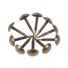 Antique Sofa Upholstery Nails Jewelry Box Iron Tacks Studs Pins Hardware 100Pcs