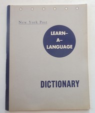 1956 Unread New York Post Learn A Language Co...