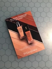 Yves Saint Laurent All Hours Foundation Sample PORCELAIN /IVORY /CARAMEL /SAND
