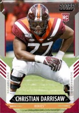 Christian Darrisaw 2021 Score Scorecard Rookie Card #369