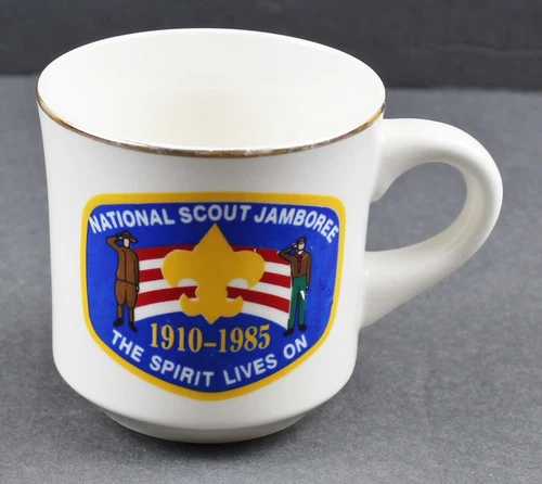 Vintage Boy Scouts of America National Jamboree 1910-1985 Coffee Mug