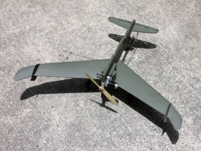 Curtiss XP-55 C/L 20'' Wingspan RC Model Airplane Printed Plans Templates