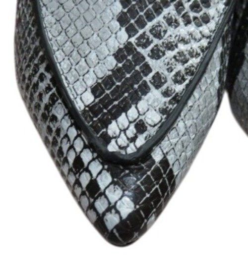 Lulus Emmy Vegan Leather Python Snake Embossed Ba… - image 2