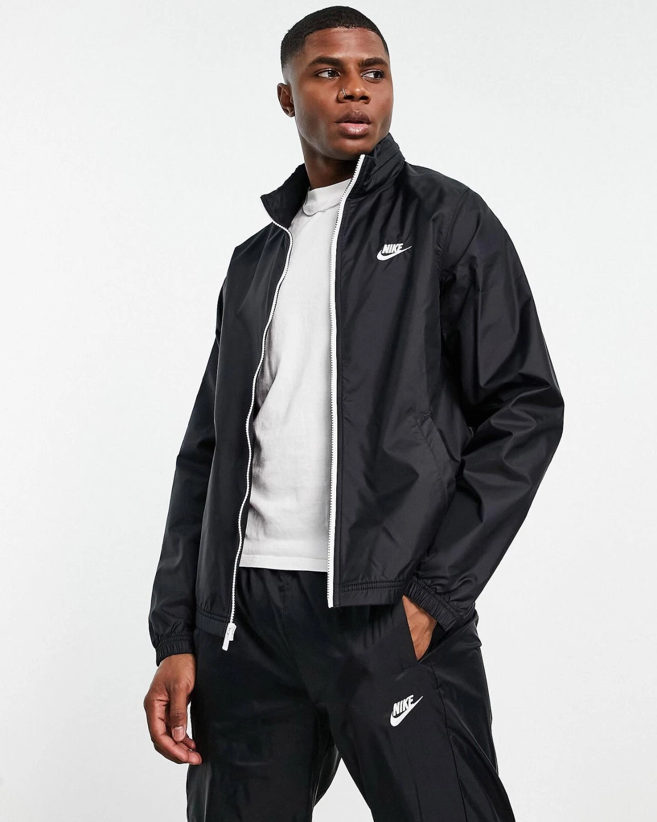 Men's Nike Club Woven Tracksuit Set Track Jacket Pants Bottoms Size S,M,L,XL,2XL