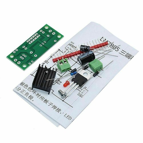 DIY KIT LM7805 L7805 Three Terminal Voltage Regulator Power Supply Module DC 5V - Picture 2 of 5