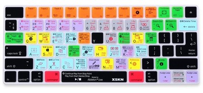 for Keyboard Shortcut Ableton Live Keyboard Cover, Durable Ableton Hotkeys Si...