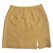 NWT Jones New York 100 Pure Wool Lined Honey Mini Skirt Women's 12