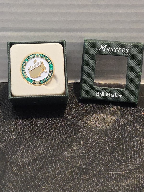 Masters Ball Marker New In Box Celebrating April 11 -14 2013