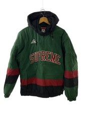 Supreme Puffy Hockey Pullover 17AW M Nylon GRN Plain
