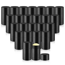 24 Pack Empty Deodorant Containers 40ml Refillable Twist-Up Plastic Bottles