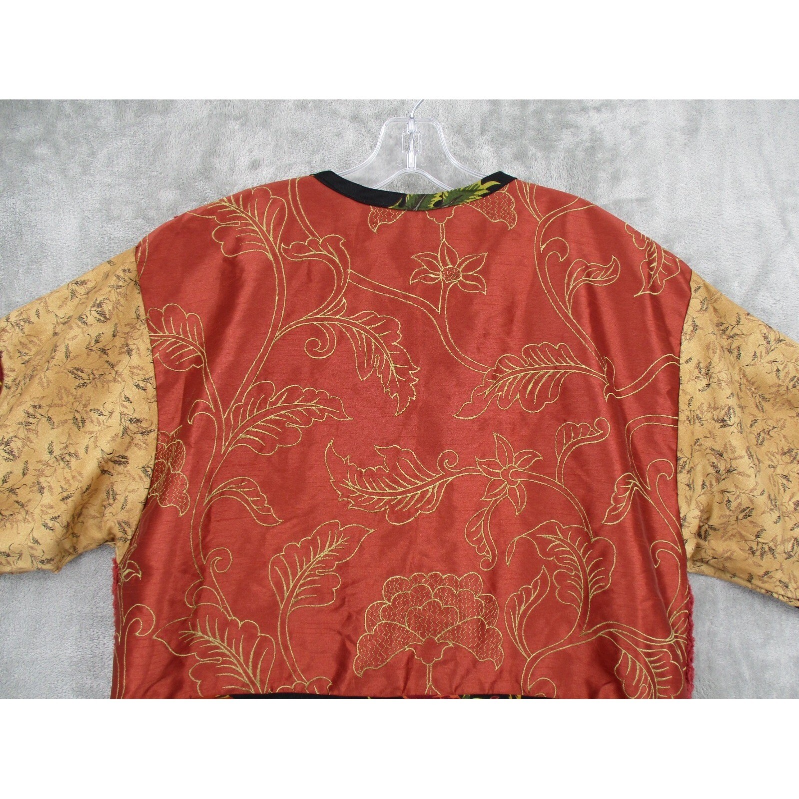 Upcycled Jacket Womens Medium Patchwork Cottage A… - image 8