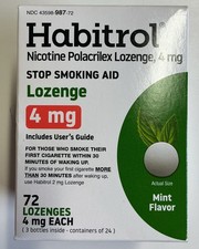 Habitrol lozenges 4mg Mint 72 Count