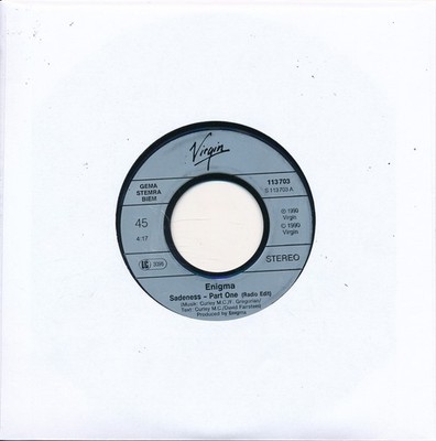 Sadness - Enigma - LC Single 7'' Vinyl 202/16
