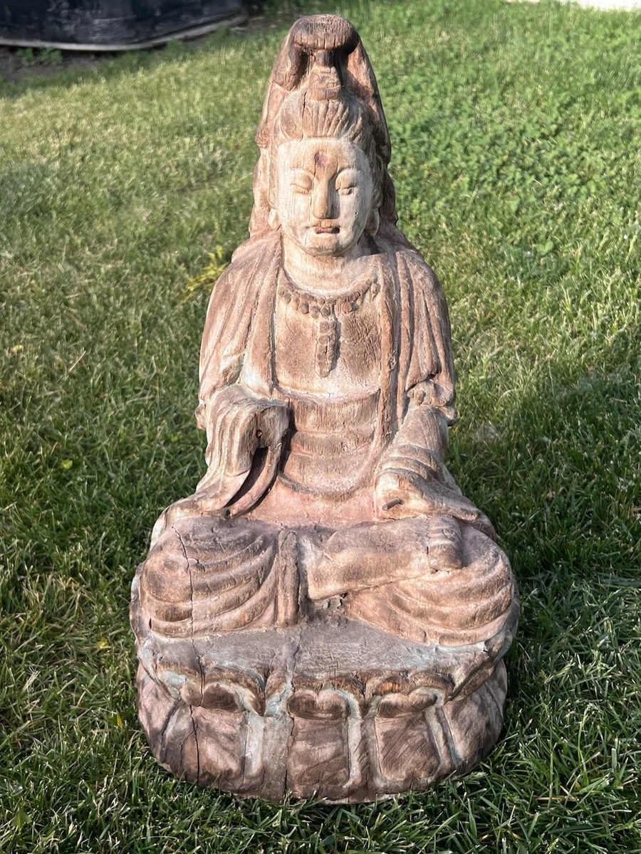 中国木制古董雕像和雕像| eBay