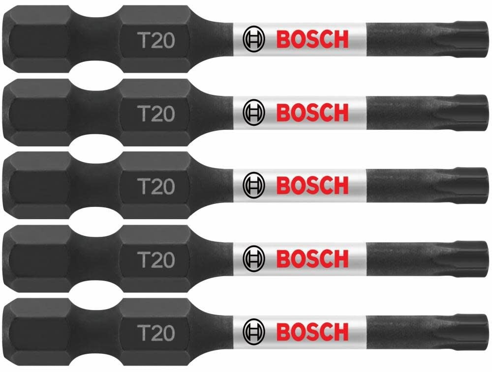 Ударопрочные 2-дюймовые биты Bosch Torx 20 5 шт 2390₽