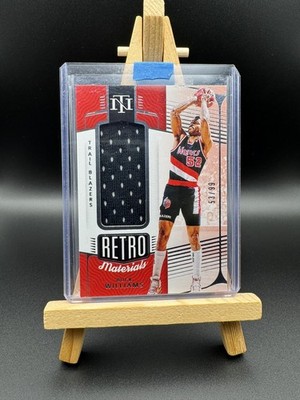 2021-22 National Treasures Buck Williams Retro Materials Jersey /99 - Blazer  