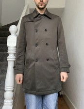 Men’s Zara Khaki Green Trench Jacket