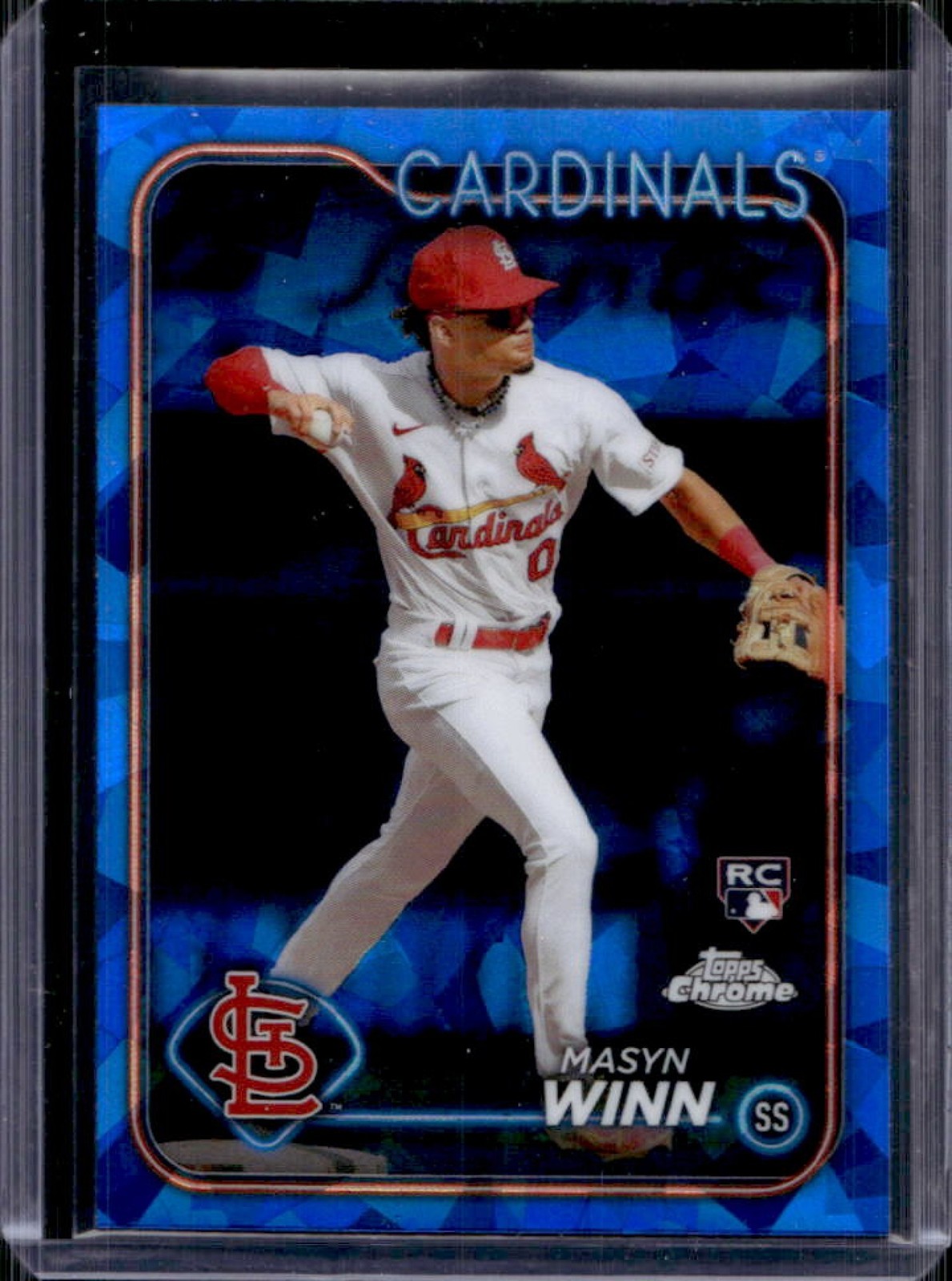 2024 Topps Chrome Sapphire Masyn Winn RC Rookie #480 Cardinals
