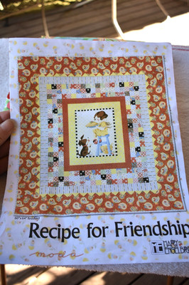 Mary Engelbreit Moda Quilt | *RECIPE FOR FRIENDSHIP* Pattern Kit Fabric 60''x64''