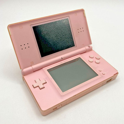 Nintendo DS Lite Konsole Rosa USG-001 Gebraucht NDS Funktionierend Mit Stylus