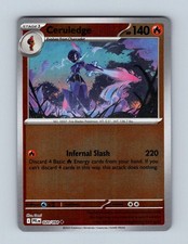 Ceruledge 020/094 Uncommon Phantasmal Flames Pokemon Reverse Holo Near Mint