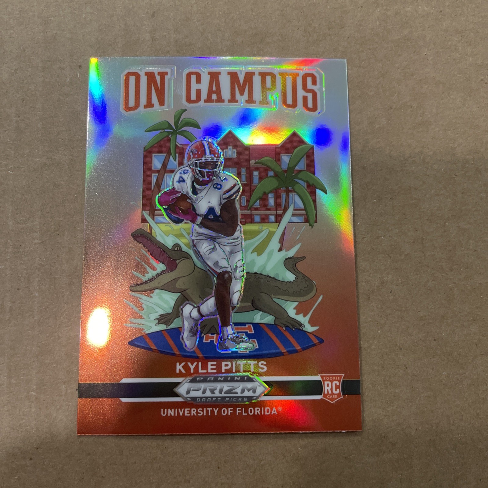2021 Panini Prizm Draft Picks On Campus Kyle Pitts Rookie Card RC Case Hit