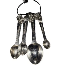 The Pioneer Woman Cowboy Rustic Metal Figural Butterfly Flower Measuring Spoons