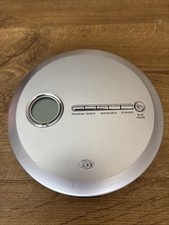 Durabrand Portable CD Player Model CD-857 Silver Anti-Skip Vintage 2005 Tested