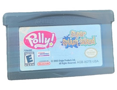 Polly Pocket Super Splash Island (Nintendo Game Boy Advance, 2003) Tested GBA