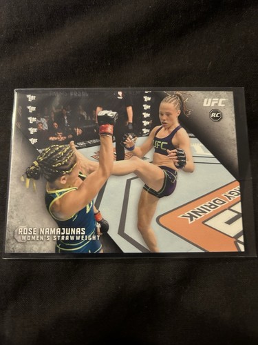 2015 Topps UFC Knockout Rose Namajunas Rookie Base #88 RC