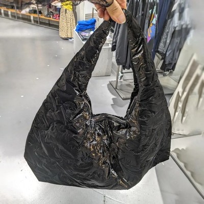 Adidas Originals Puffy Satin Shoulder Bag Black II3395