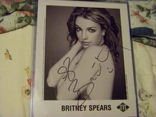 Britney Spears Official Signed Autographed 2003 Jive Records Promotional Photo