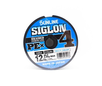 Sunline P.E Linie X4 Siglon 600M P.E 0.8 12LB Multi (4176)