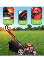 Tagliaerba a scoppio semovente 4in1 Tosaerba a benzina Motore 170cc Taglio 51cm