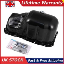 Fit For Fiat 500 2008-> 1.2L 8v Petrol Steel Engine Oil Sump Pan (10mm Holes) UK