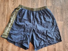 VINTAGE SPEEDO MENS SWIM TRUNKS Blue And Green SIZE Large