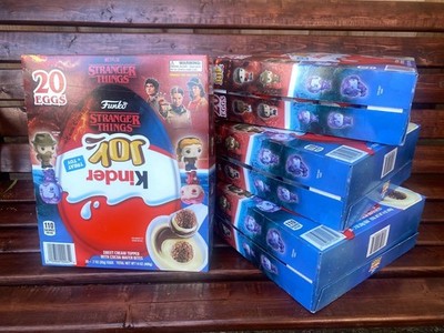 NEW kinder joy BOX of 20 eggs stranger things / unopened
