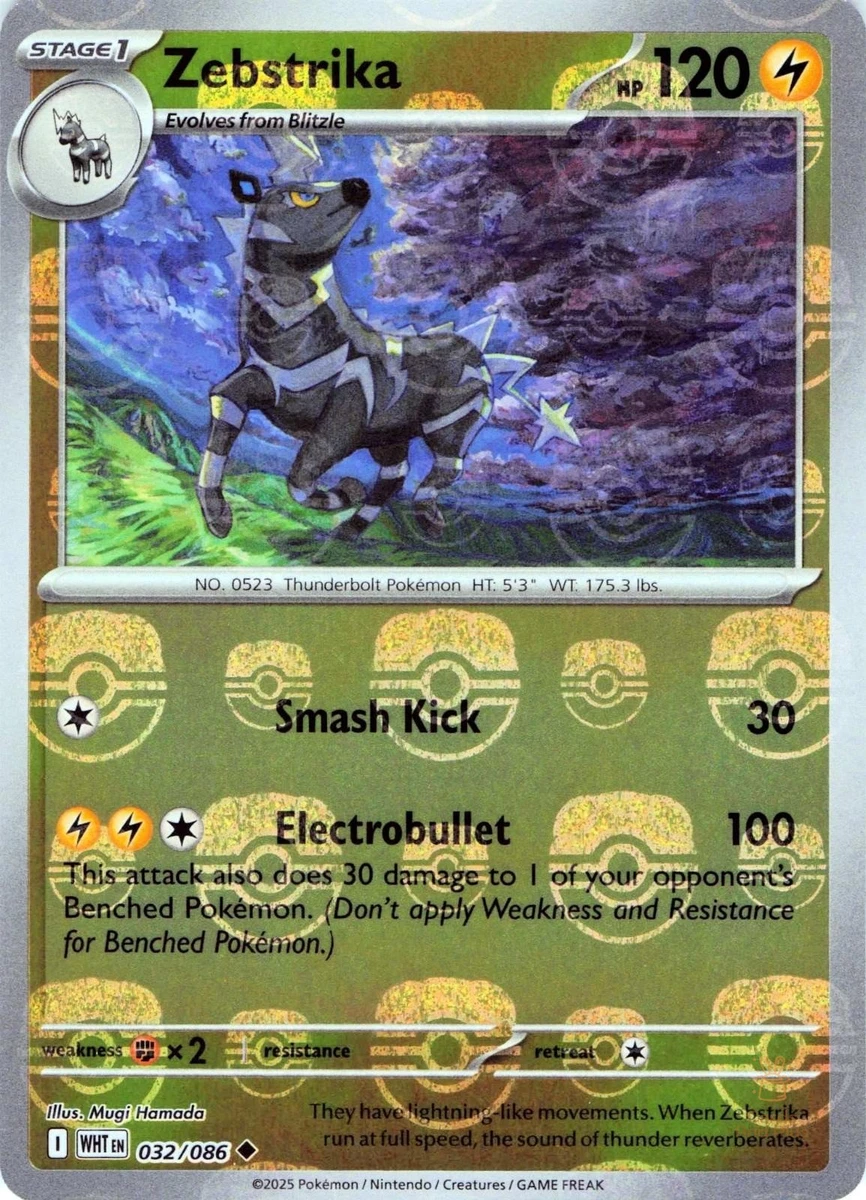 Zebstrika Pokemon Card for sale