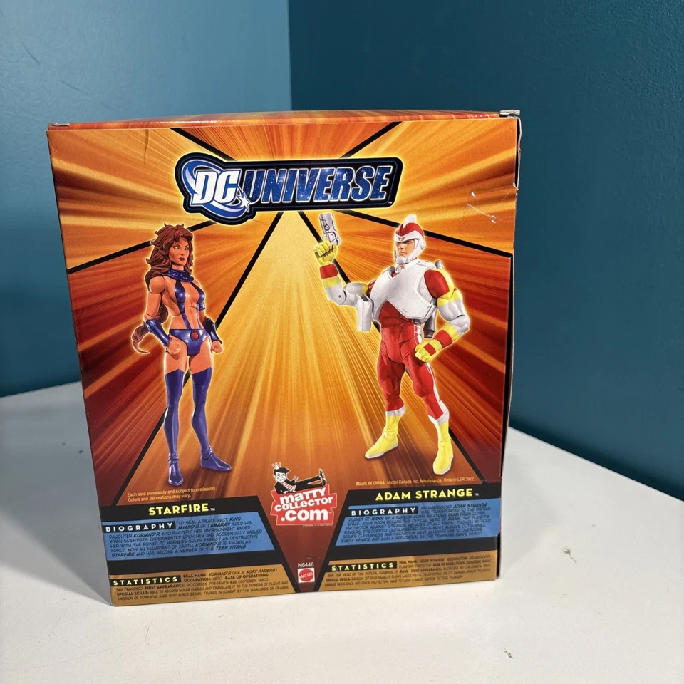 Figura de acción exclusiva de DC Universe Classics paquete de 2 Adam Strange + Starfire leer Foto 4 de 4