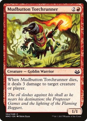 [MTG] Mudbutton Torchrunner (Foil) (104) (MM3) LP-HP
