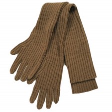 Dries Van Noten 24Aw Tusk 9706 W.K.Gloves Ribbed Knit Long Gloves