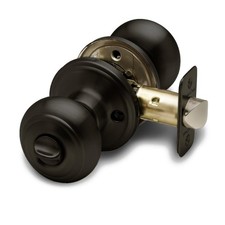 Privacy Door Knob Colonial Interior Handle ANSI Grade 3 Tuscan Bronze Reversible